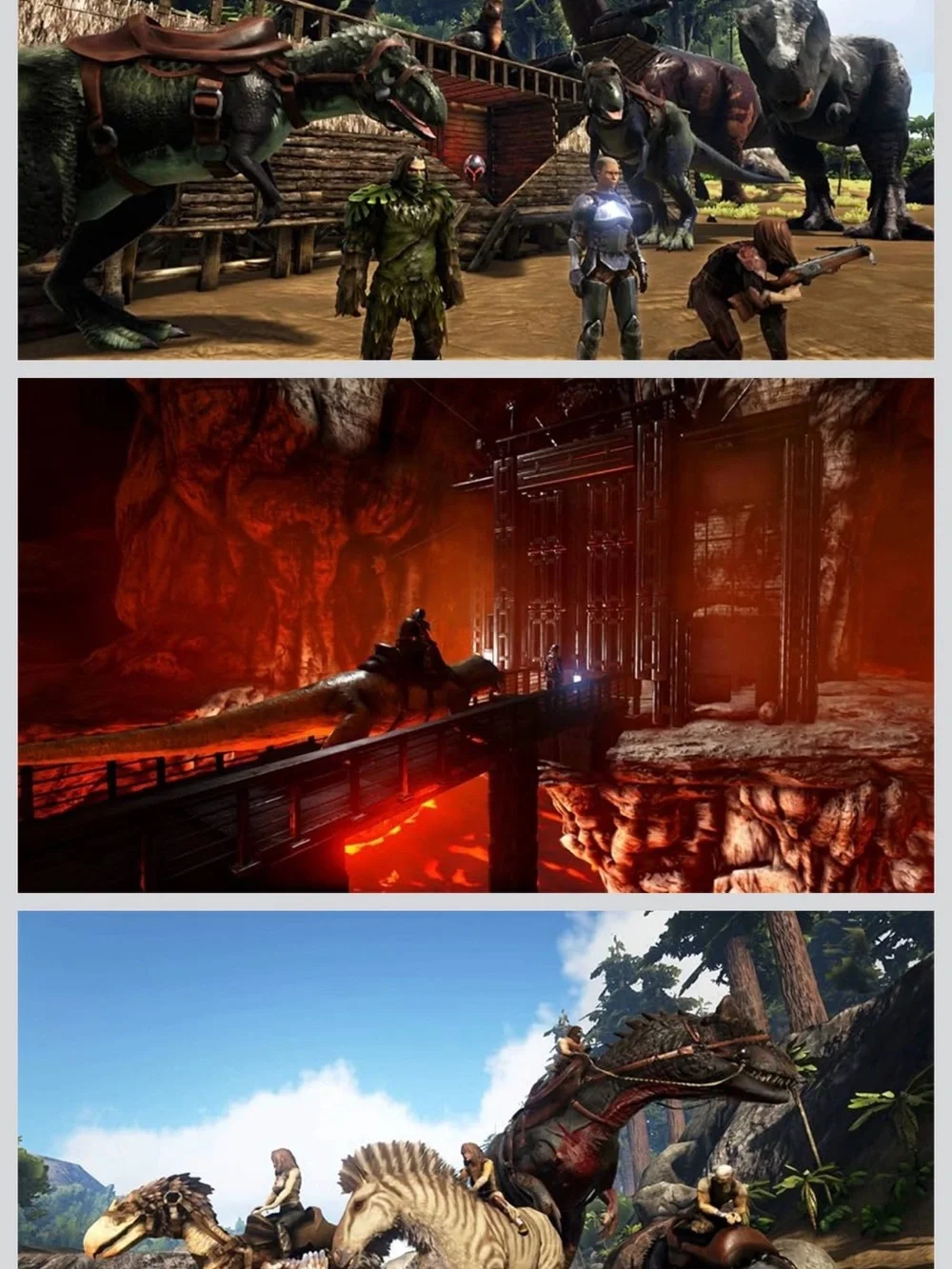 Nintendo ARK: Survival Evolved — Green/Brown/Red Accents